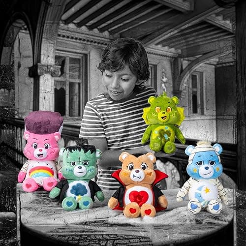 Care Bears Universal Monsters 9" Fun Size Plush - Grumpy as Frankenstein - Soft, Huggable Plushie, Stuffed Animal for Girls and Boys, Ages 4+ thumbnail 6
