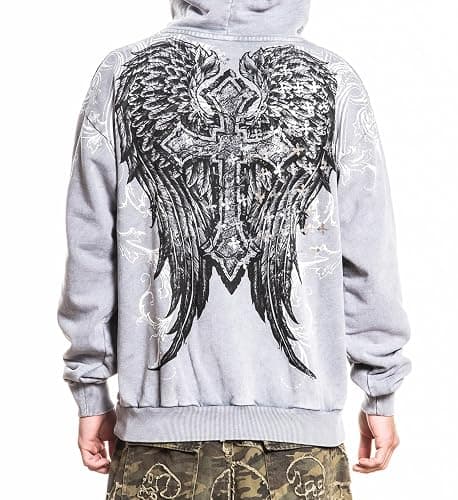 Affliction Men's Pullover Hoodie,Graphic Design, Long Sleeve thumbnail 2