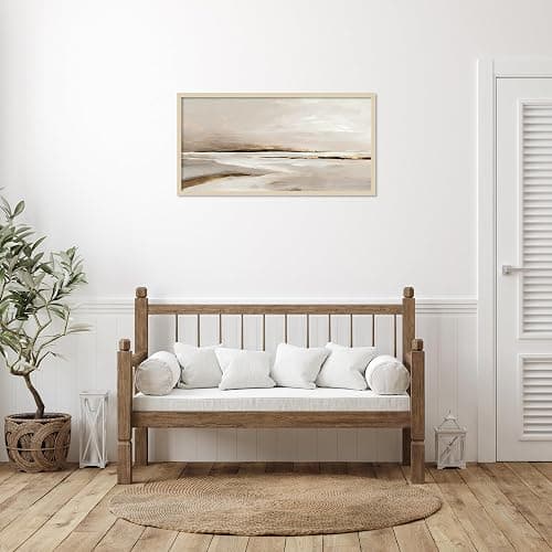 Amanti Art Framed Wall Art Print (41x21) Golden Prairie Landscape by Jacob q Framed Poster for Wall Decor, Living Room, Bedroom, Bathroom, Kitchen, Office or Business Artwork from WI, USA thumbnail 4