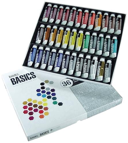 Liquitex Basics Acrylic Paint Tube 36-Piece Set - Image 1