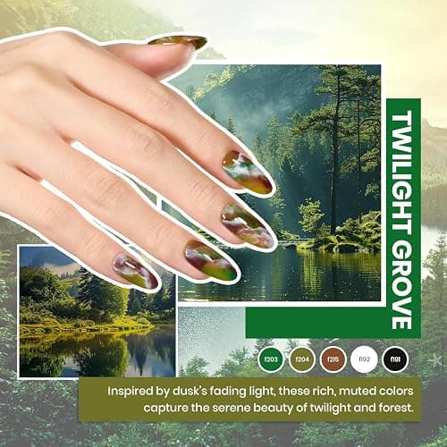 Beetles Gel Nail Polish Kit with U V Light - 80Pcs Color Enchantment 55 Colors Gel Polish Starter Kit with Base Top Coat DIY Nails Supply Stickers Manicure Tools Christmas Gift for Women Teens Girls thumbnail 3