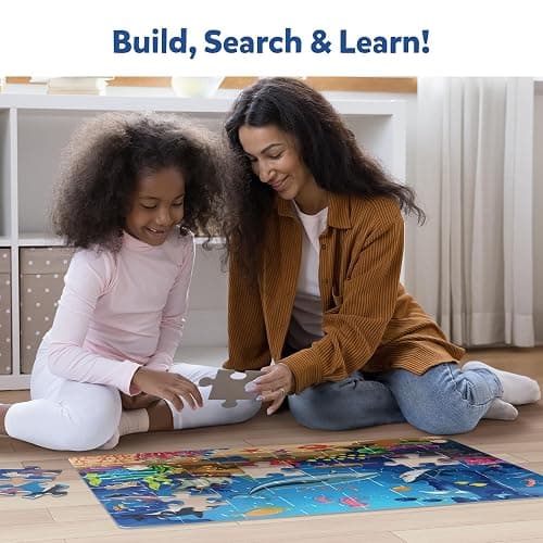 Skillmatics Floor Puzzle & Game - Piece & Play Underwater Animals, Jigsaw & Toddler Puzzles, Educational Toy, Gifts for Boys & Girls Ages 3, 4, 5, 6, 7 (48 Pieces, 2 x 3 feet) thumbnail 6
