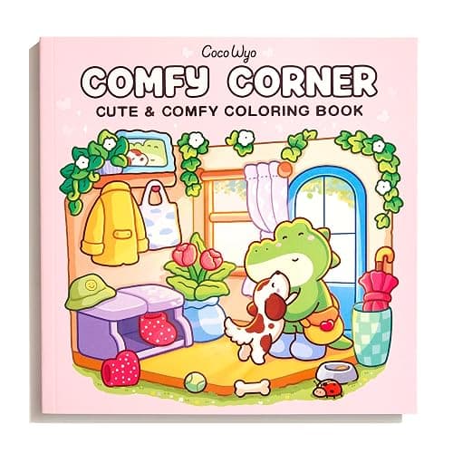 Comfy Corner: Coloring Book for Adults and Kids (Cozy Spaces Coloring) thumbnail 2