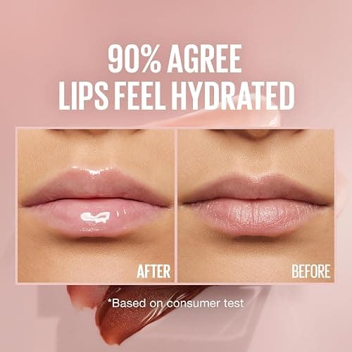 Maybelline Lifter Gloss, Hydrating Lip Gloss with Hyaluronic Acid, Ice, Pink Neutral, 0.18 Ounce thumbnail 5