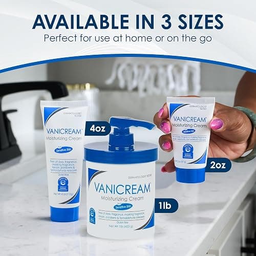 Vanicream Moisturizing Skin Cream with Pump Dispenser - 16 fl oz (1 lb) - Moisturizer Formulated Without Common Irritants for Those with Sensitive Skin thumbnail 9