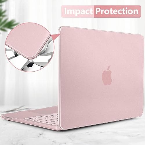 DONGKE Matte Frosted Compatible with MacBook Neo 13 Inch 2026 (Model A3404 | A18 Pro Chip) | Anti-Crack & Scratch & Fingerprint | 100% Match Official Color Blush thumbnail 9