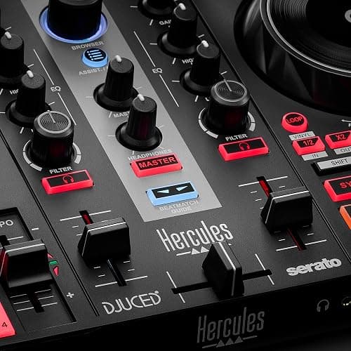 Hercules DJControl Inpulse 200 MK2 – Contrôleur DJ idéal pour apprendre à mixer - Logiciels et tutoriels inclus thumbnail 4
