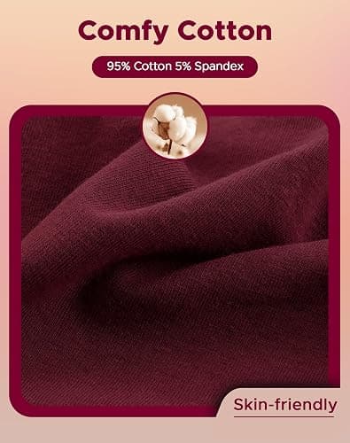 INNERSY Period Underwear for Women High Waisted Leak-Proof Postpartum Menstrual Panties 3-Pack thumbnail 5