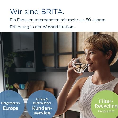 BRITA Wasserfilter Kanne Marella blau (2,4l) inkl. 3x MAXTRA PRO All-in-1 Wasserfilterkartusche – Filter zur Reduzierung von Kalk, Chlor, Blei, Kupfer & geschmacksstörenden Stoffen im Wasser thumbnail 8