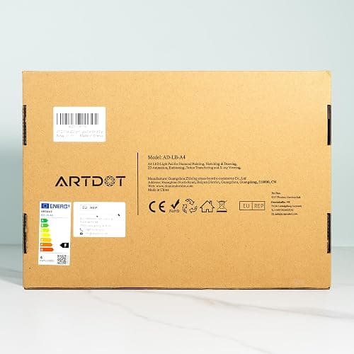 ARTDOT A4 LED Light Pad for Diamond Painting Kits for Adults, USB Powered Adjustable Brightness Diamond Art Light Board with Accessories thumbnail 11