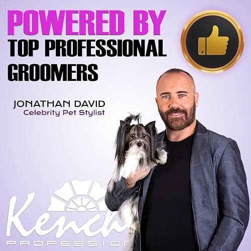Kenchii Premium Satin Rose Gold Grooming Combs (Medium) thumbnail 5