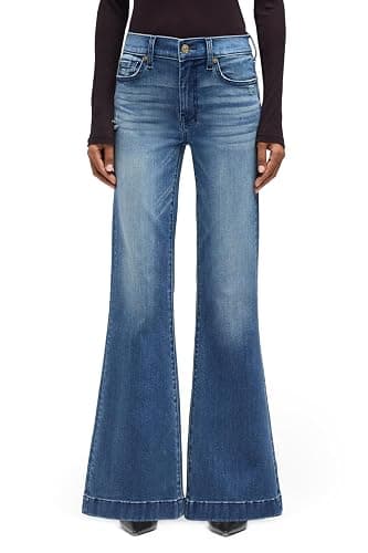 7 for All Mankind Women's Slim Illusion Short Inseam Dojo Jeans - Image 1