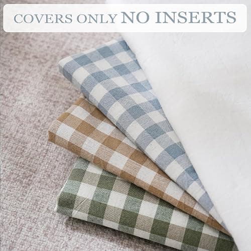 Qilunn Off White Ruffled Body Pillow Cover 1 Piece Washed Cotton Farmhouse Shabby Long Body Pillow Sham 20"x54" White thumbnail 6