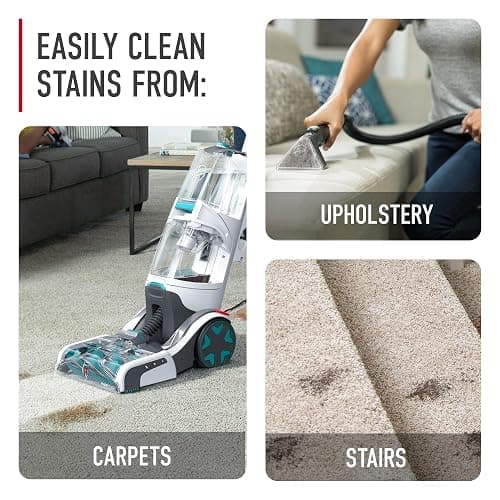 Hoover Smartwash Automatic Carpet Cleaner Machine, FH52000, Turquoise thumbnail 5