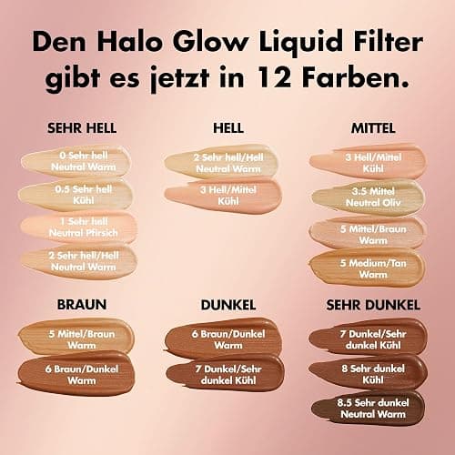 e.l.f. Halo Glow Liquid Filter, Teint-Booster für einen strahlenden, weich fokussierten Blick, mit Hyaluronsäure, vegan und frei von Tierversuchen, 2 Fair/Light thumbnail 2