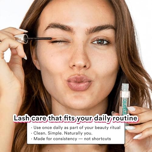 nuorganic Cosmic Lash Serum Without Prostaglandins | Eyelash Growth Serum for Thicker, Longer, More Defined Lashes | 4-Month Supply XL Size | Made in USA | cGMPA Certified Lab | 8ml thumbnail 4