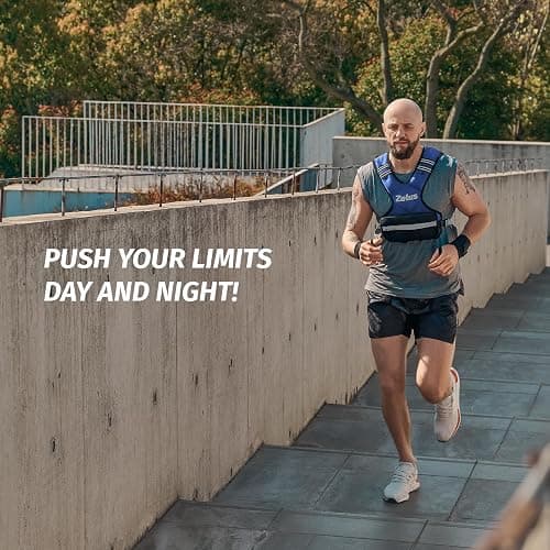 ZELUS Weighted Vest for Men and Women | 4-10lb/11-20lb/20-32lb Vest with 6 Ironsand Weights for Home Workouts | Adjustable Body Weight Vest Exercise Set for Cardio and Strength Training thumbnail 7