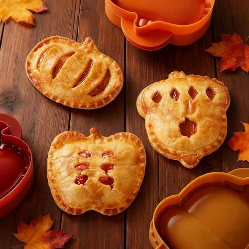 3PCS Mini Hand Pie Molds - Christmas Hand Maker & Dough Presser for Holiday Baking, Perfect Kitchen Tools Accessories for Hand Pies, Pierogi, Ravioli, Calzone & Empanada thumbnail 5