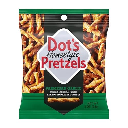 Dot's Homestyle Pretzels Variety Pack, Original, Honey Mustard, and Parmesan Garlic Twist Snack, 1oz Individually Sized Bags (18 Count) thumbnail 8