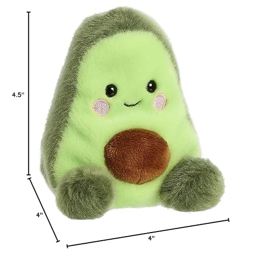 Aurora® Adorable Palm Pals™ Airy Avocado™ Stuffed Animal - Fun Collectible Plush for Kids and Adult Collectors - Perfect for Decorating Rooms and Birthday Gifts - Green 4.5 Inches thumbnail 2