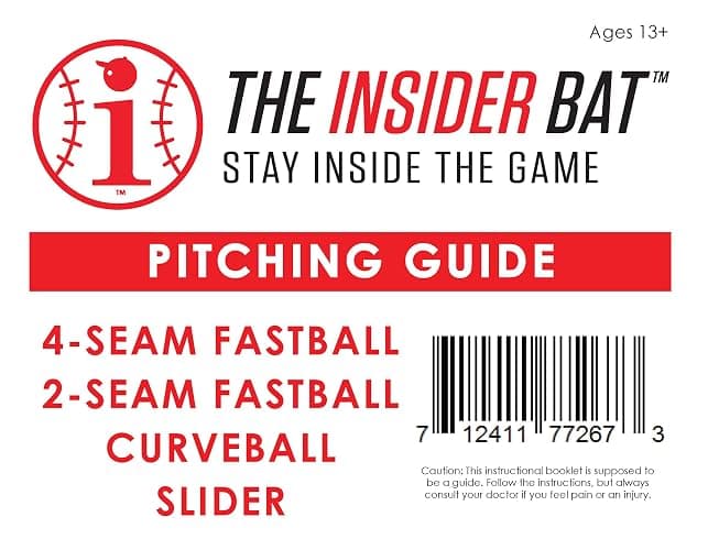 Baseball Pitching Trainer Ball Kit Bundle - Pitch Training Baseball with Detailed Grip Instructions thumbnail 3