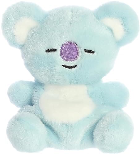 Aurora® Lovable BT21 Palm Pals™ KOYA Stuffed Animal - Collectible Fun - Delightful Cuteness - Blue 5 Inches - Image 1