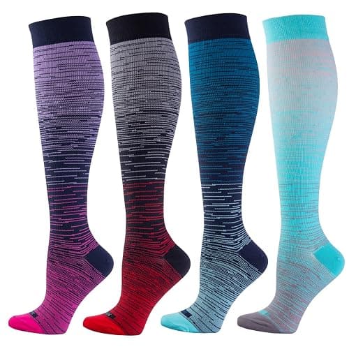LEVSOX Compression Socks Women and Men, 20-30mmHg, Best for Nurses, Travel, Pregnancy - Image 1