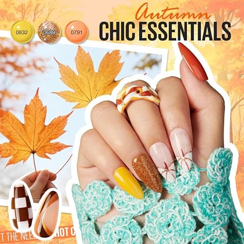 MEFA 42 Colors Gel Nail Polish Kit with U V Light, 59 Pcs All Seasons Collection Colorful Gel Polish Essential Set with 5 Psc Matte/Glossy Base Top Coat, Salon Gifts for Women thumbnail 3