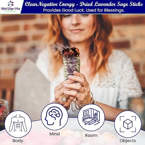 Lavender w/ white sage cleansing incense  thumbnail 5