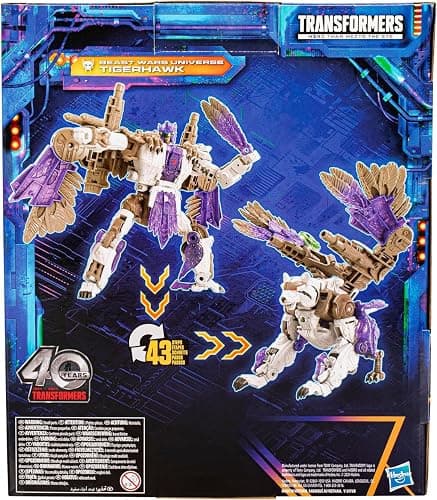 Transformers Generations Legacy United Leader Class figurine Beast Wars Universe Tigerhawk 19 cm thumbnail 5