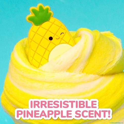 Original Squishmallows Maui The Pineapple Premium Cloud Slime, Pineapple-Scented, Squishmallows Party Favors for Kids 8-12, Girl Toys 8-10 Years Old, Slime Kit for Girls Ages 8-12, Slime for Kids thumbnail 3