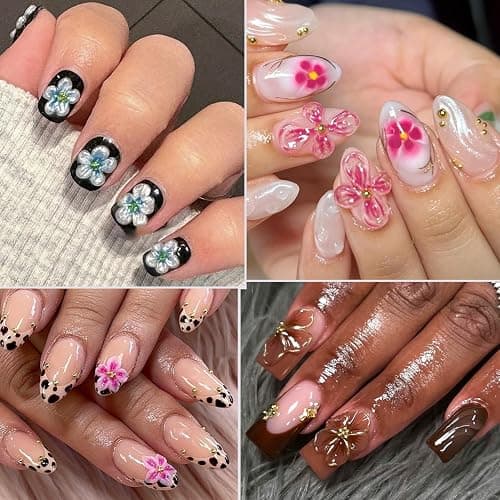 Fcozpjk Solid Builder Gel for Nails, 4 Colors Solid Builder Gel Non-Sticky Clear Nude Pink Pearl White Hard Gel for Nails 3D Sculpture Gel Flower Carving Modeling Design Nail Extension Gel Kit thumbnail 7