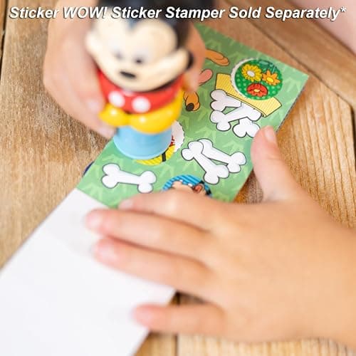 Melissa & Doug Sticker Wow!™ Mini Activity Pad and 200+ Refill Stickers for Stamper Arts and Crafts Fidget Toy Collectibles – Assorted Disney thumbnail 8