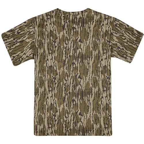 Mossy Oak Short Sleeve Cotton Mens Camo Hunting Shirt thumbnail 4