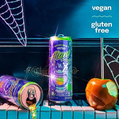 Alani Nu WITCH'S BREW Sugar Free, Low Calorie Energy Drinks, 200mg Caffeine, Antioxidants, Biotin B Vitamins, Zero Sugar, 15 Calories or Less, 12 Fl Oz Cans (24 Pack) thumbnail 4