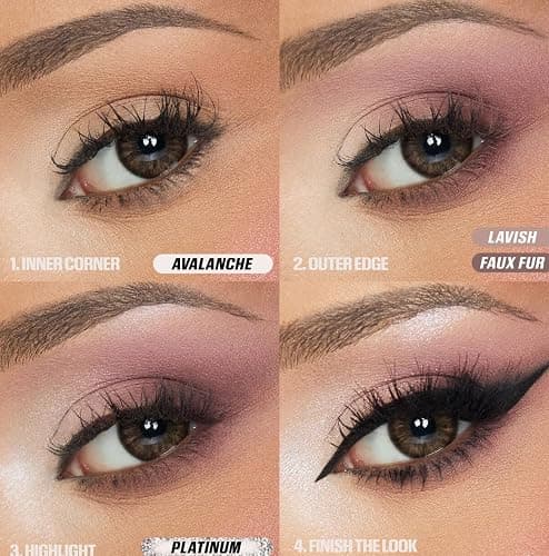 Huda Limited Edition Icy Nude Eyeshadow Palette - 0.56 oz / 16.1 g - 18 SHADES thumbnail 9