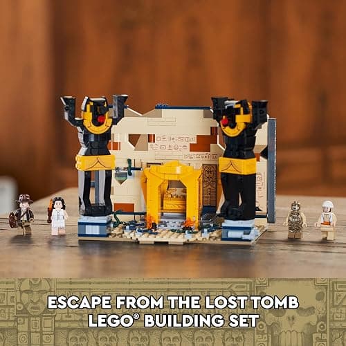 LEGO Indiana Jones Escape from The Lost Tomb 77013 Building Toy, Featuring a Mummy and an Indiana Jones Minifigure from Raiders of The Lost Ark Movie, Gift Idea for Kids Ages 8+ thumbnail 2