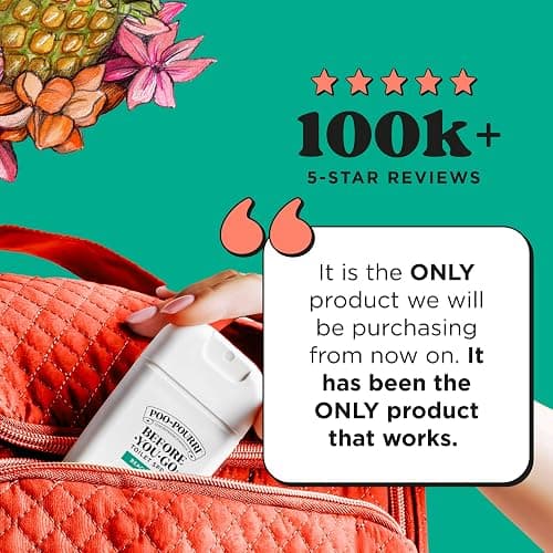 Poo-Pourri Before-You-Go Pocket Toilet Spray, Travel Essentials, Beach Bum, 1 Fl Oz, Up to 50 Uses, On-The-Go Bathroom Odor Deodorizer with Essential Oils, TSA Approved Size, Coconut Orchid Scent thumbnail 3