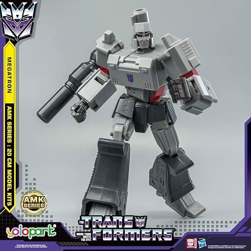 YOLOPARK Megatron Transformer Toys,AMK Series 7.87 Inch Highly Articulated Transformers G1 Action Figures with Weaponry for Adults Boys Girls,No Converting thumbnail 3
