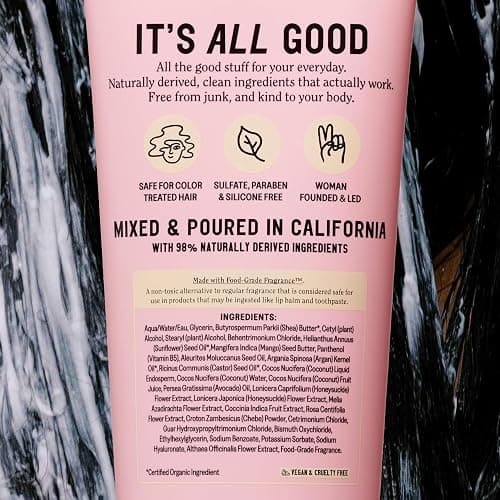 California Naturals Deep Repair Hair Mask, Paraben and Sulfate Free, Deep Conditioner for Dry, Damaged Hair, Vegan, Hydrating and Conditioning, For Curly, Frizzy, All Hair Types, 12 fl oz thumbnail 7