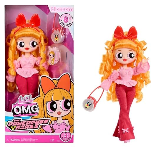L.O.L. Surprise! OMG The Powerpuff Girls Doll - Blossom - Includes 1 Fashion Doll, Comes with Outfit & Accessories, Collect All 3 - Image 1