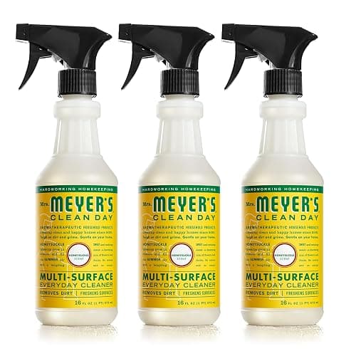 MRS. MEYER'S CLEAN DAY All-Purpose Cleaner Spray, Honeysuckle (16 Fl Oz (Pack of 3)) - Image 1