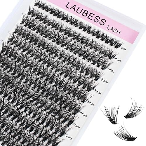 Lash Clusters DIY Eyelash Extensions 40D 0.05 Mixed Tray Cluster Eyelash Extensions D Curl Natural Individual Lashes - Image 1