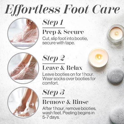 Baby Foot Original Exfoliation Foot Peel - Callus Remover for Rough Cracked, Dry Feet, Dead Skin Removal - Foot Peeling Mask for Baby Soft Feet - Spa Experience at Home & Gift Ideas - Lavender Scented thumbnail 8