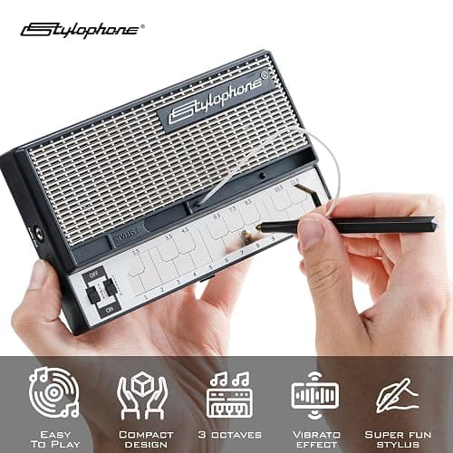 Stylophone The Original Pocket Electronic Synthesizer | Synth Musical Instrument | Synthesizer Keyboard | Stylophone Instrument Synth thumbnail 3