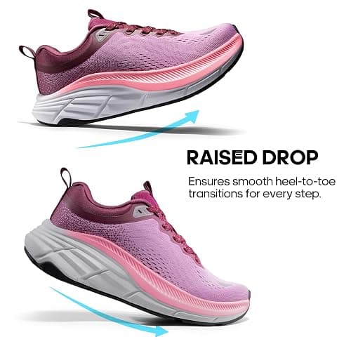 NORTIV 8 Women's Walking Shoes Cushion Comfortable ActiveBreeze Running Tennis Shoes Non-Slip Workout Gym Sports Athletic Breathable Fashion Sneakers thumbnail 8