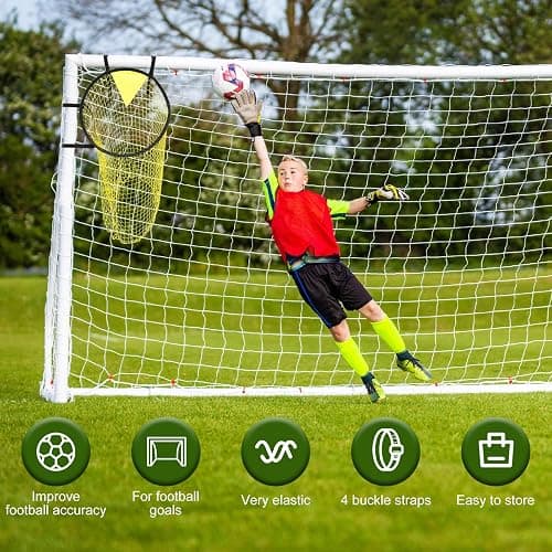 Football Target Net, Easy to Attach and Detach Soccer Goal Net for Goal Training and Accuracy Practice thumbnail 7