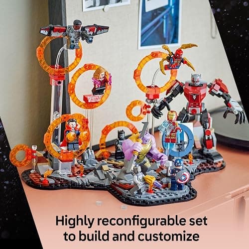 LEGO Marvel Avengers: Endgame Final Battle - Super Hero Building Set for Kids, Ages 10+ - 10 Figures Including Iron Man, Black Panther, and Iron Spider - Birthday Gift for Boys and Girls - 76323 thumbnail 5