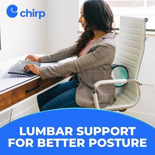 Chirp Wheel Foam Roller - Targeted Back & Neck Pain Relief, Muscle Massage, Trigger Point Therapy, High-Density Foam Tool for Physical Therapy, Stretching & Exercise, 500lbs Capacity, 6 Inch Mint thumbnail 6