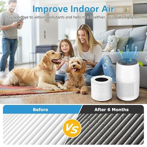 4 Pack Core Mini Replacement Filter for LEVOIT Core Mini-P Air Purifiers | Core Mini-RF Filter Replacement thumbnail 5